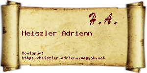 Heiszler Adrienn névjegykártya