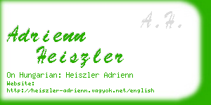 adrienn heiszler business card